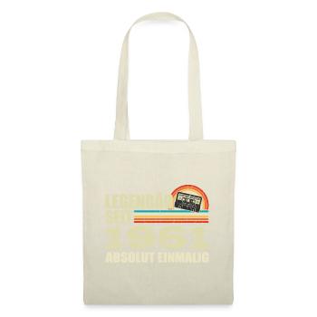 Légendaire depuis 1961 - absolument unique - Sac en tissu - nature - Devant