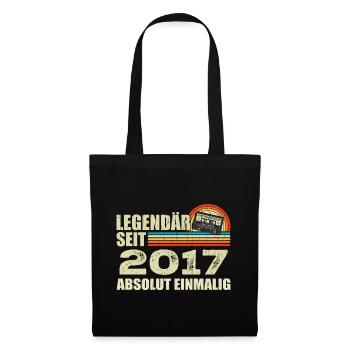 Legendary since 2017 - absolutely unique - Tote Bag - black - Front