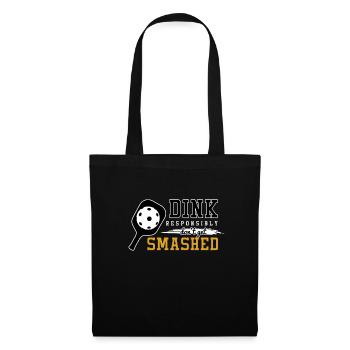 Drôle Pickleball Jeux de mots Dink Sports de manière responsable - Sac en tissu - noir - Devant