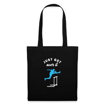 Track And Field Gymnast Hurdle Runner Running - Tote Bag - black - Front