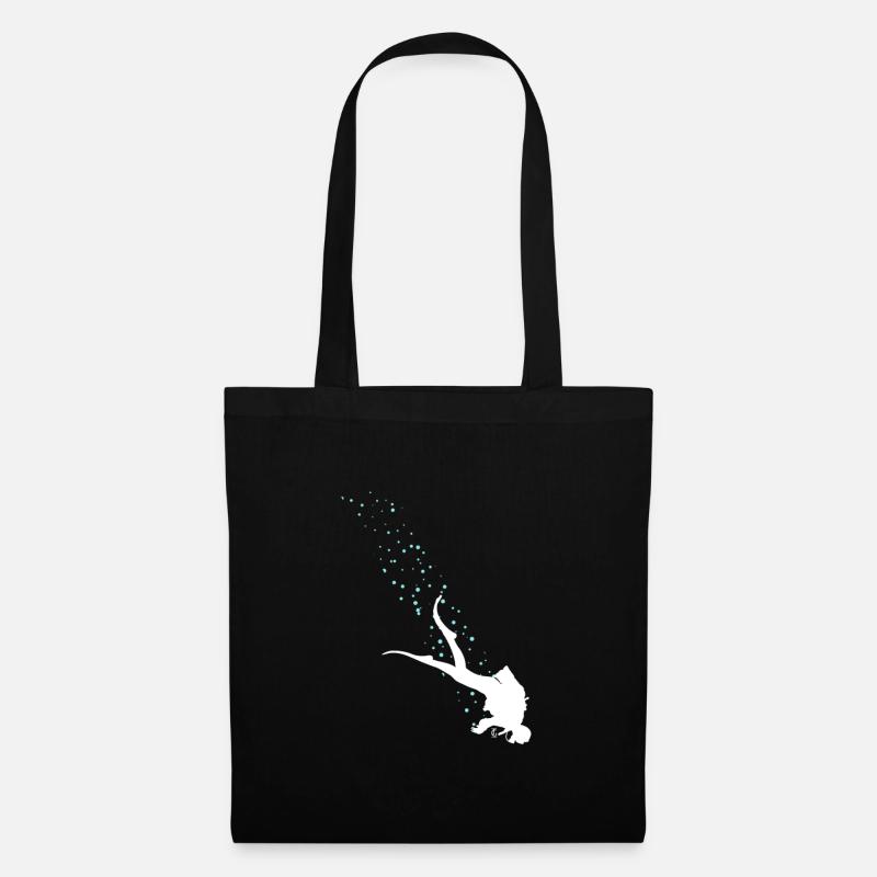 Awesome Scuba Diver Schnorcheln Tauchen Ocean Deep - Stoffbeutel - Schwarz