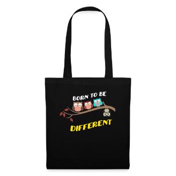 Born To Be Different World Autism Awareness Day - Tote Bag - black - Front