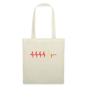 Firefighter Heartbeat Firefighting Fireman - Tote Bag - nature - Front