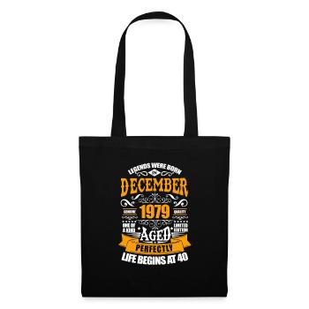 December 1979 - Tote Bag - black - Front
