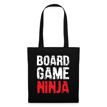 Board Game Ninja Boardgamer - Tote Bag - black - Front