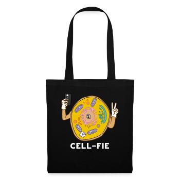 Cellfie Science Biology Cell Laboratory - Tote Bag - black - Front