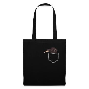 Kiwi bird New Zealand animal lover gift - Tote Bag - black - Front