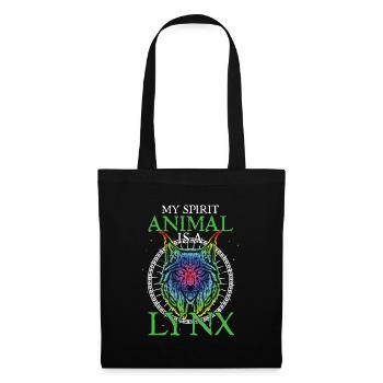 Lynx Lover Big Cat My Spirit Animal Is A Lynx Cat - Tote Bag - black - Front