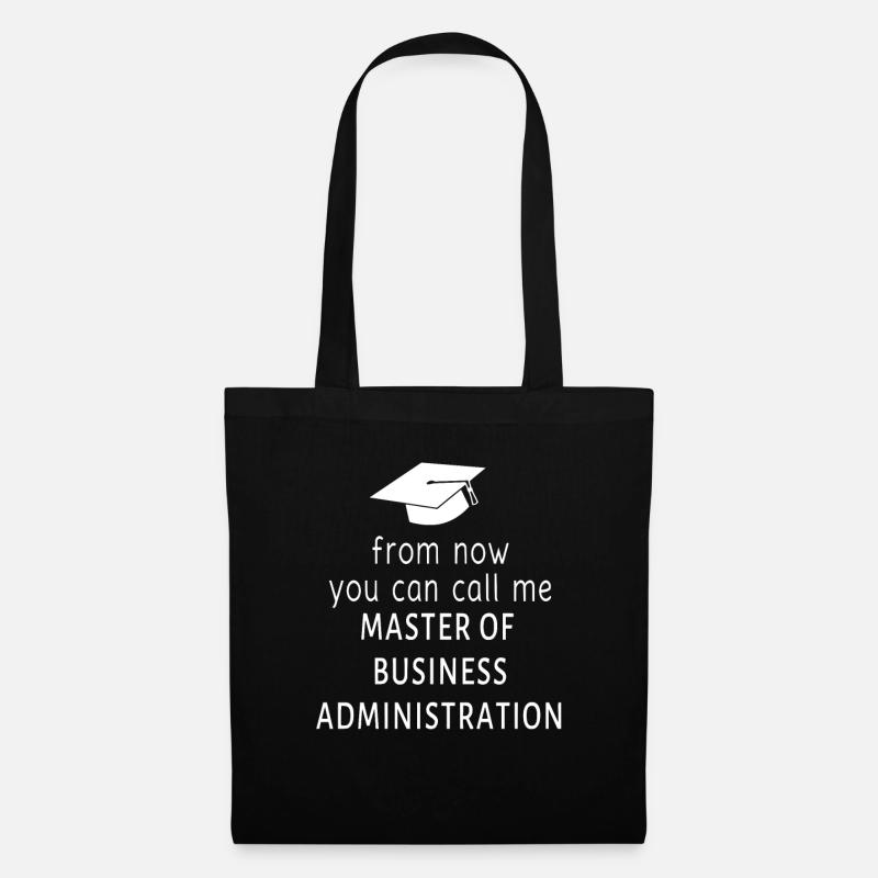 Master of Business Administration - Stoffbeutel - Schwarz