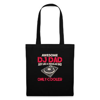 DJ père - Sac en tissu - noir - Devant