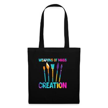 artiste - Sac en tissu - noir - Devant