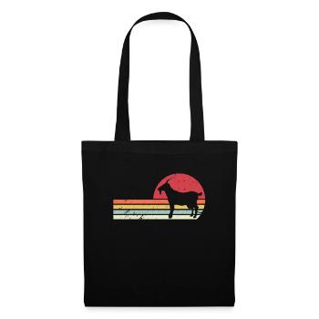 Chèvre chèvre chèvre cadeau rétro - Sac en tissu - noir - Devant