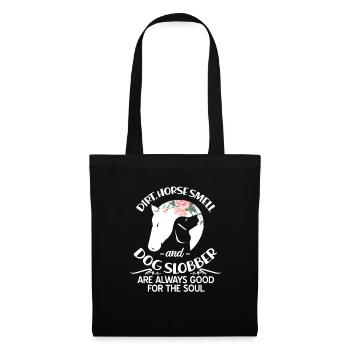 Horse dog - Tote Bag - black - Front