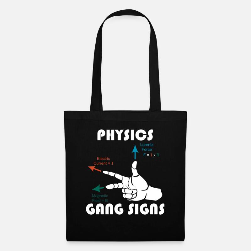 Right Hand Rule Physics Math Teacher Math - Tote Bag - black