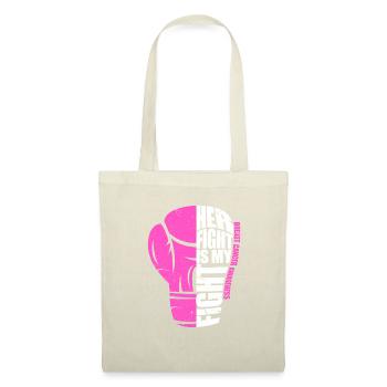 Cancer du sein Cancer du sein - Sac en tissu - nature - Devant