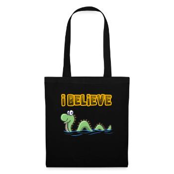 I Believe In Nessie Loch Ness - Stoffbeutel - Schwarz - Vorne