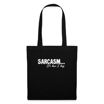 Sarcasm Sarcastic Funny Humor Gift - Tote Bag - black - Front