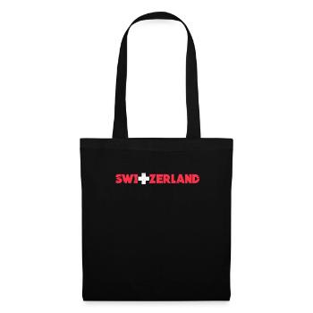 Suisse Suisse Suisse Cadeau - Sac en tissu - noir - Devant
