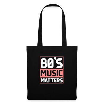 80 - Sac en tissu - noir - Devant
