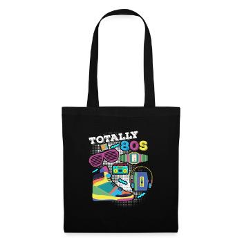 80 - Sac en tissu - noir - Devant