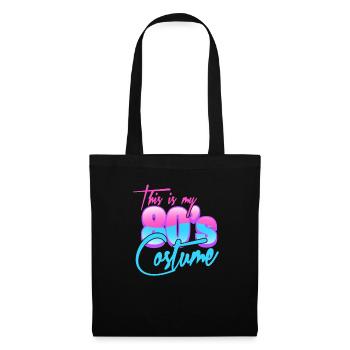 80 - Sac en tissu - noir - Devant