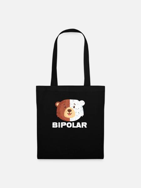 Bipolar - Stoffbeutel - Schwarz
