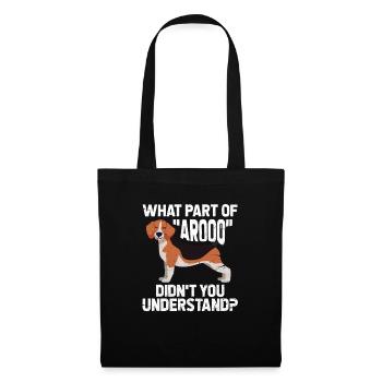 beagle - Tote Bag - black - Front