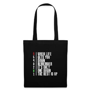 Motorcycle Gearshift Gears Life - Tote Bag - black - Front