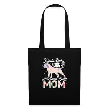 American Bully pet love dog dogs gift - Tote Bag - black - Front