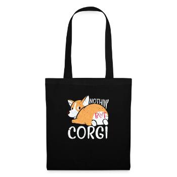 Corgi Dog Welsh Corgi Pembroke Wales Gift - Tote Bag - black - Front