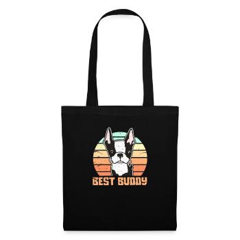 French bulldog - Tote Bag - black - Front
