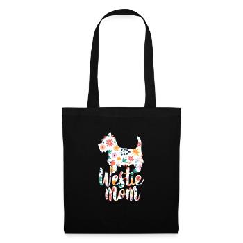 Westie West Highland White Terrier - Tote Bag - black - Front