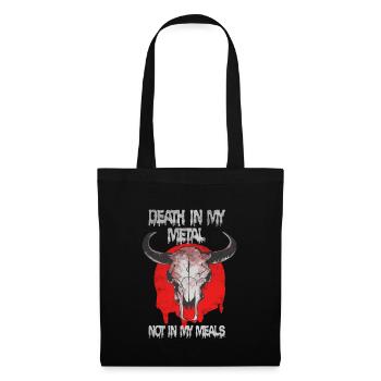 Vegan Death Metal - Sac en tissu - noir - Devant