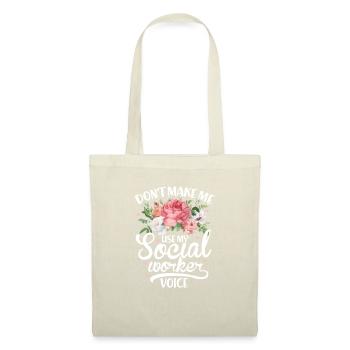 Travailleurs sociaux - Sac en tissu - nature - Devant