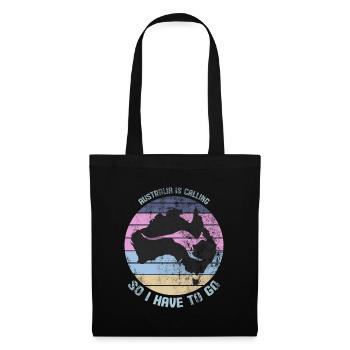 Australia Gets Travel Backpacker - Tote Bag - black - Front