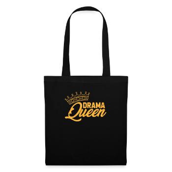 Drama Queen - Stoffbeutel - Schwarz - Vorne
