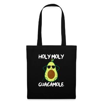 avocat - Sac en tissu - noir - Devant