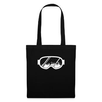 Ski goggles - Tote Bag - black - Front