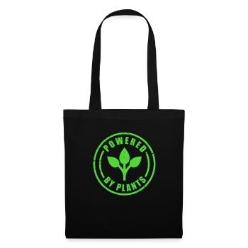 Vegan - Stoffbeutel - Schwarz - Vorne