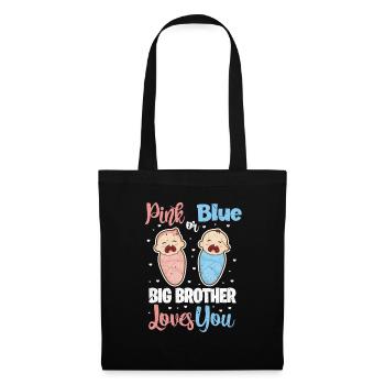 Big brother sister pregnancy baby - Tote Bag - black - Front