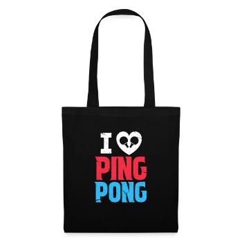 ping-pong - Sac en tissu - noir - Devant