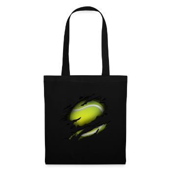 Tennis Tennis Ball Tennis Player Sport Sport - Sac en tissu - noir - Devant