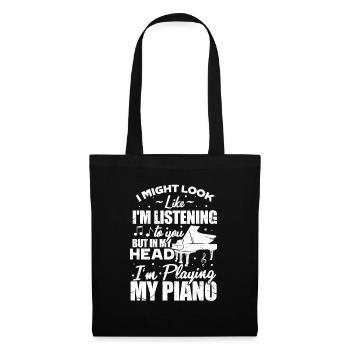 Piano Pianist Piano Musician Classical Gift - Tote Bag - black - Front