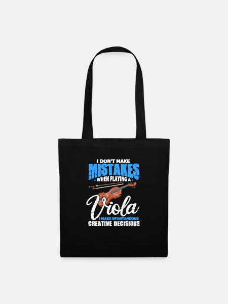 Alto orchestre violon violon violon cadeau - Sac en tissu - noir