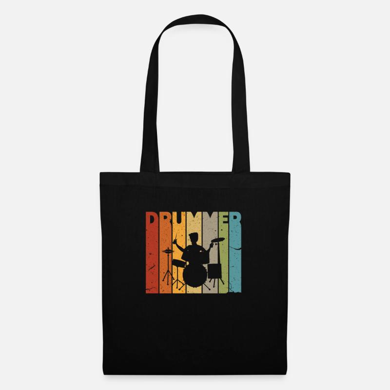 batteur - Sac en tissu - noir