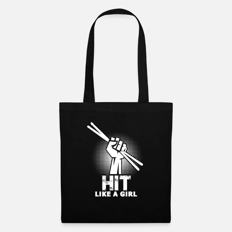 Batteur batteur batteur batteur - Sac en tissu - noir