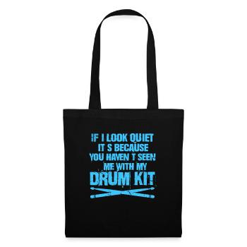 Drummer drummer drums band gift - Tote Bag - black - Front
