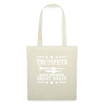 Trumpet trumpet trumpeter wind instrument - Tote Bag - nature - Front