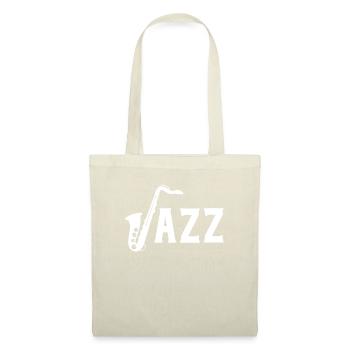 Klassische Saxophon-Musik-Jazz-Band-Liebhaber-Geschenke - Stoffbeutel - Natur - Vorne
