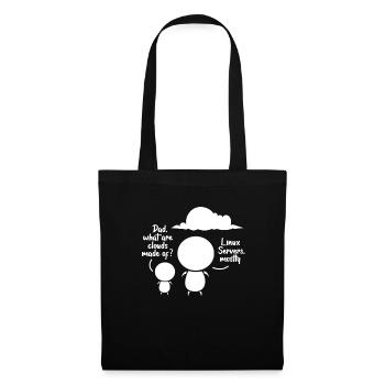 développeur de logiciels - Sac en tissu - noir - Devant